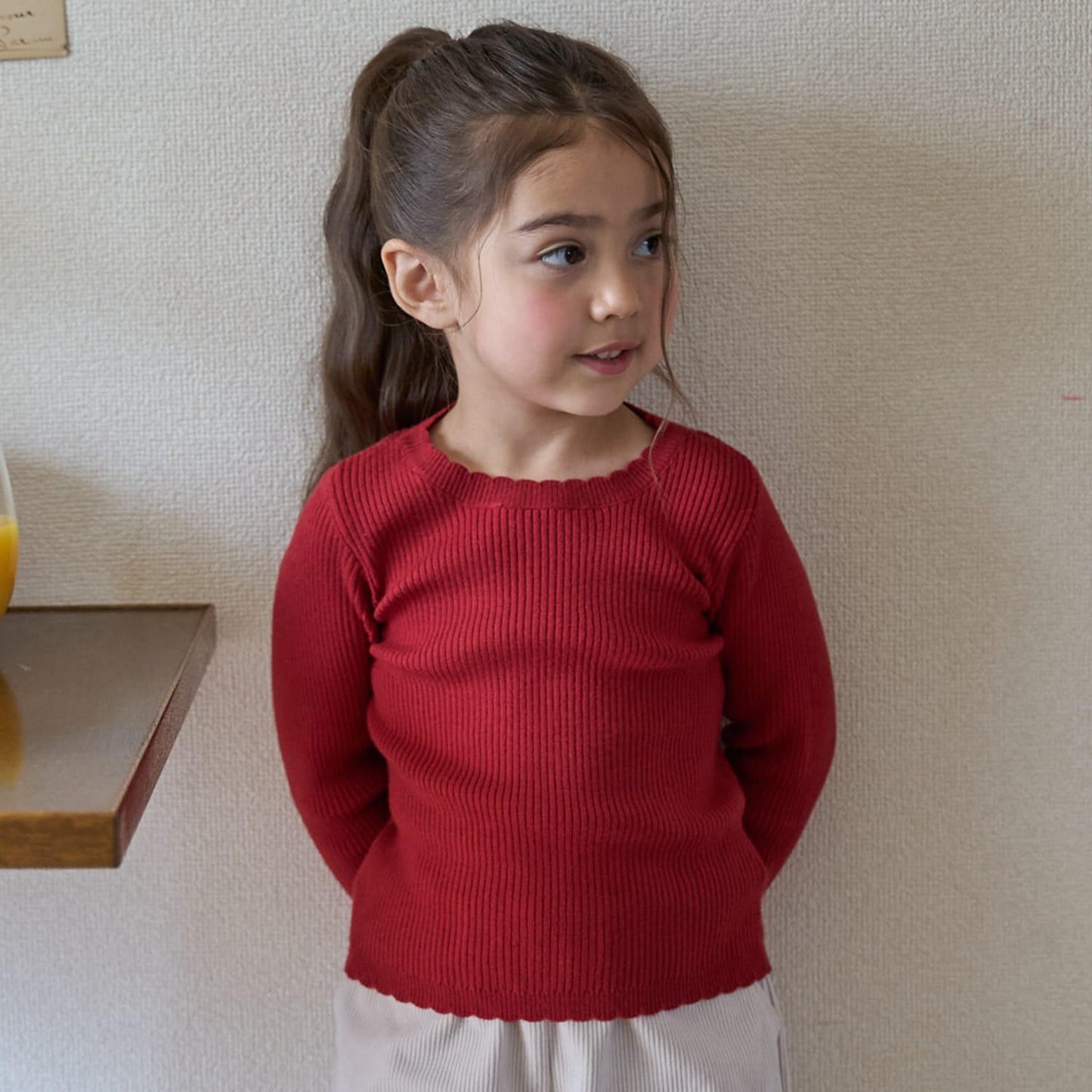 【リンク/フワもちっと】羅紋針織衫（兒童尺碼）