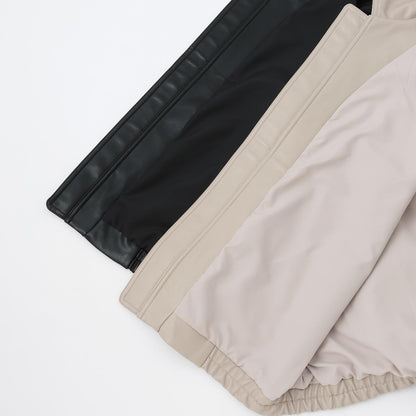 【リンク】仿皮夾克