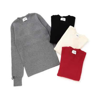 【リンク/フワもちっと】羅紋針織衫