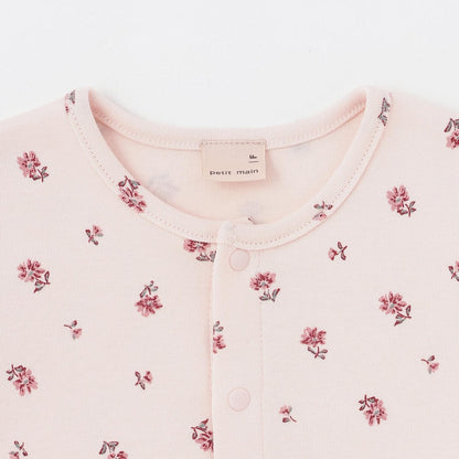 附針織背心兩用連體衣