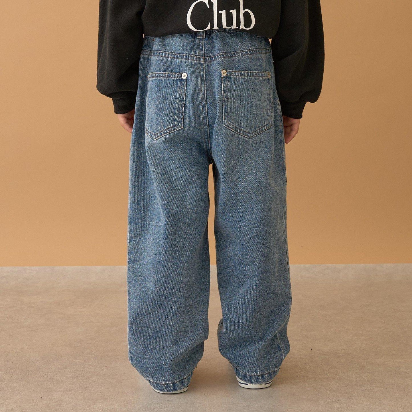 【LOVE DENIM】寬鬆直筒褲