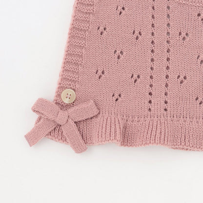 附針織背心兩用連體衣