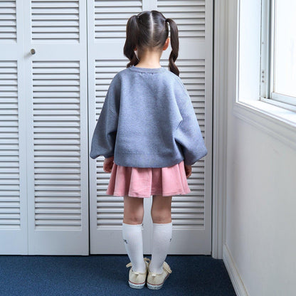 【像棉花糖般的穿著感】【可機洗】愛心蝴蝶結拼接圖案毛衣