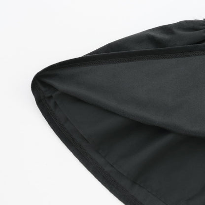 【リンク】拼接荷葉邊長款上衣