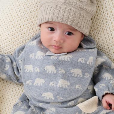 【有機】提花圍兜