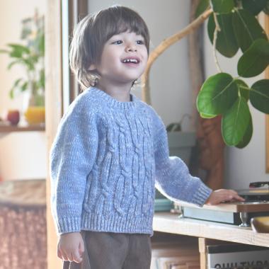 【可水洗】混紡紗線針織衫