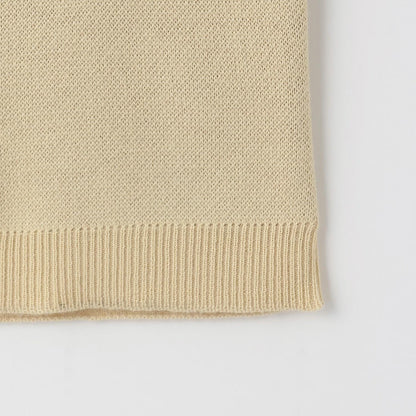 mimi醬毛圈繡貼布針織背心