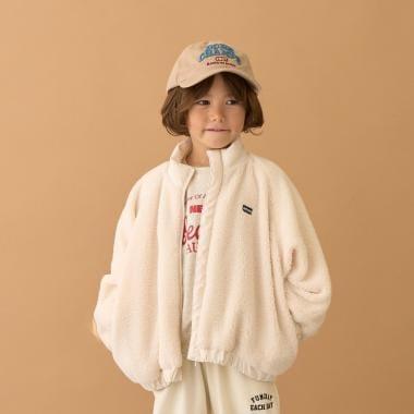 寬鬆廓形仿羊羔絨夾克