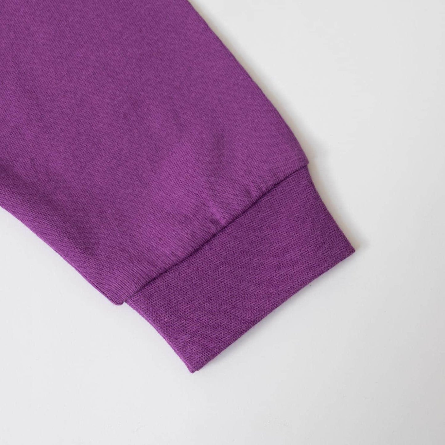 【USA棉】鏈式刺繡標誌寬鬆長袖T恤