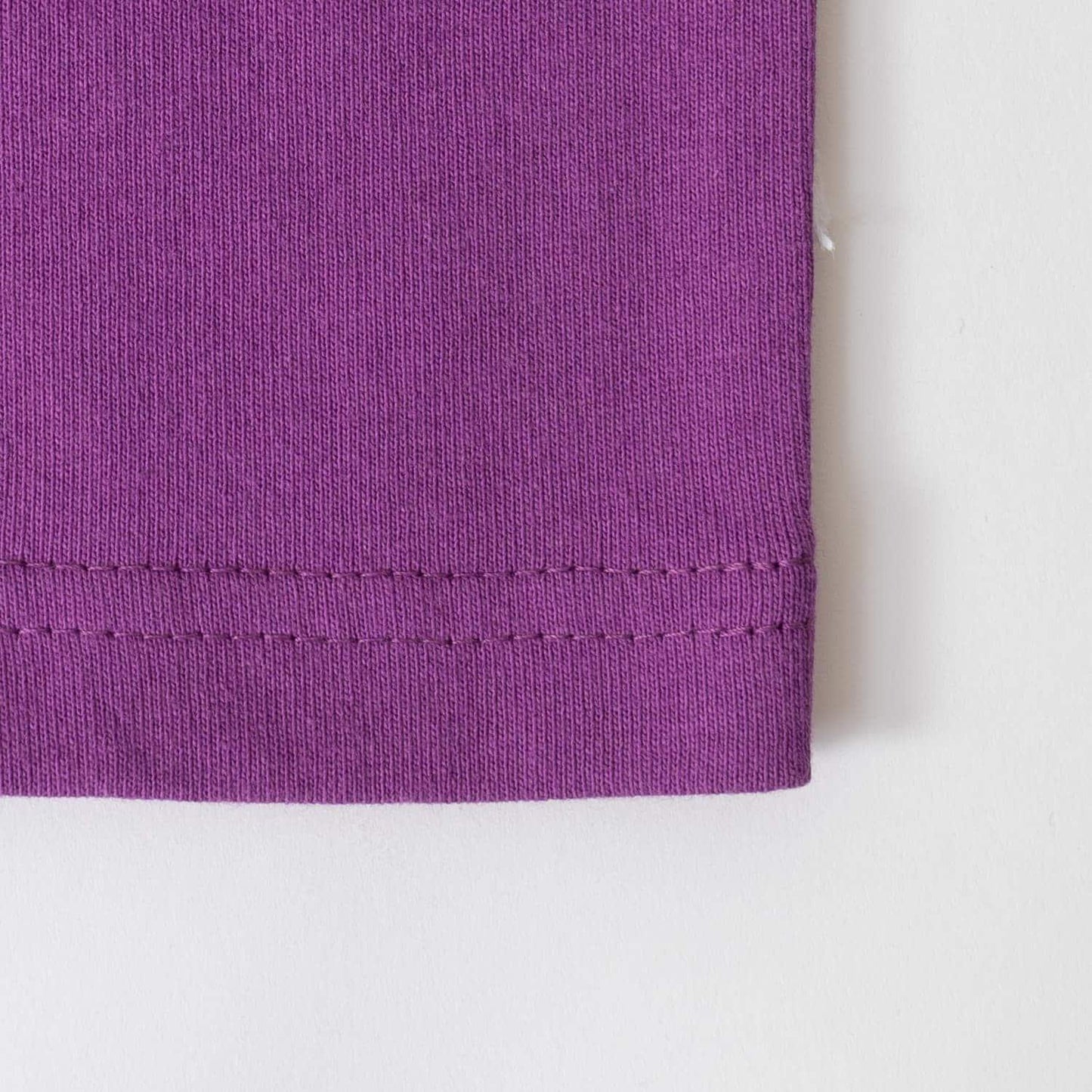 【USA棉】鏈式刺繡標誌寬鬆長袖T恤