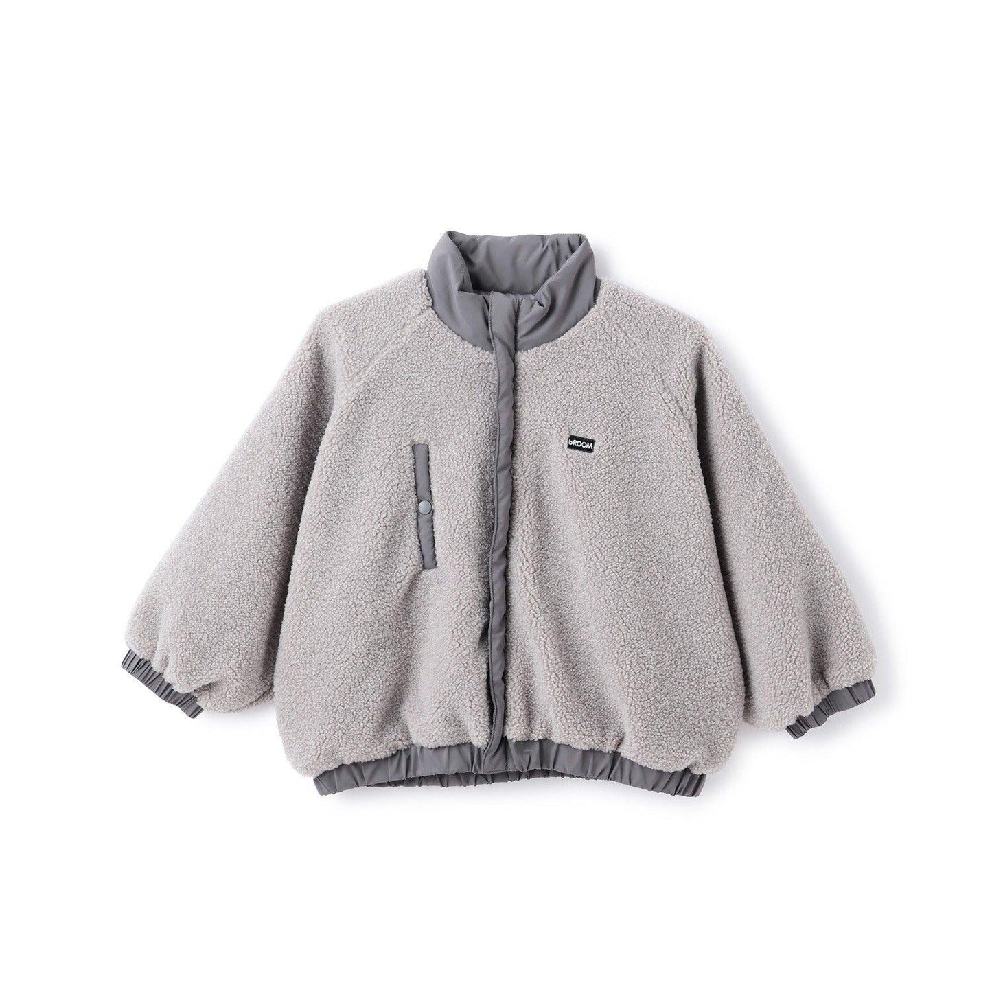 寬鬆廓形仿羊羔絨夾克