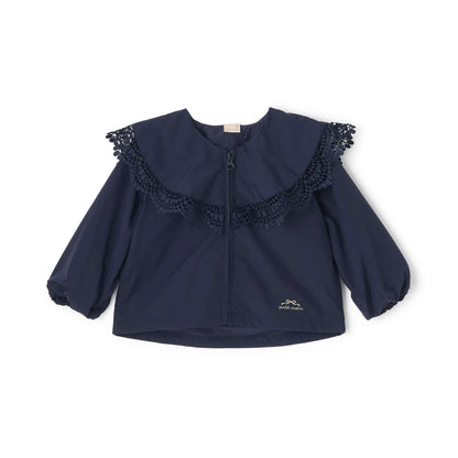 荷葉邊防風外套