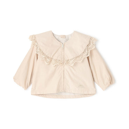 荷葉邊防風外套