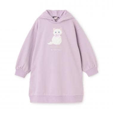 【人氣商品】【直營店無售】動物圖案連帽連衣裙