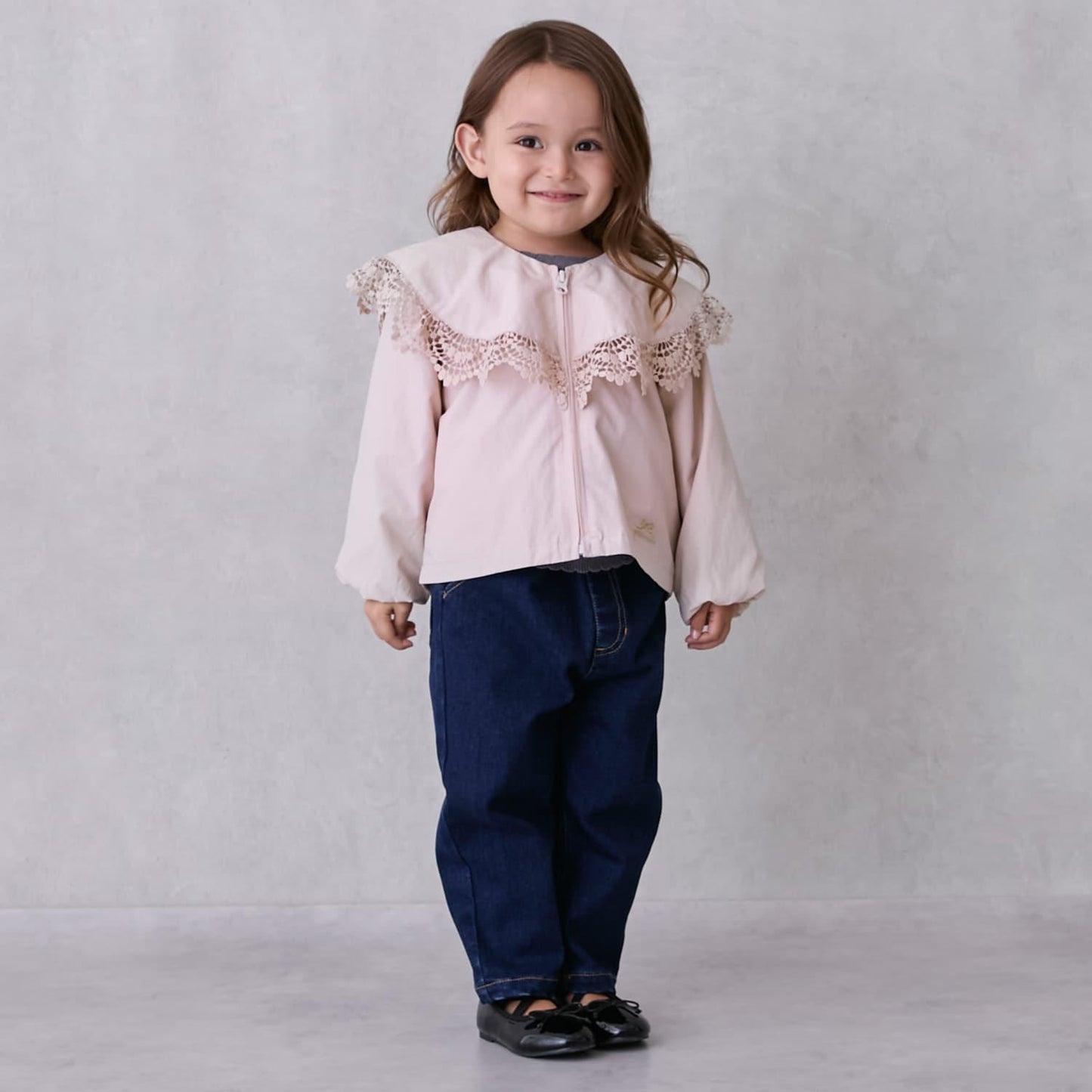 荷葉邊防風外套