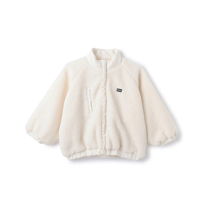 寬鬆廓形仿羊羔絨夾克