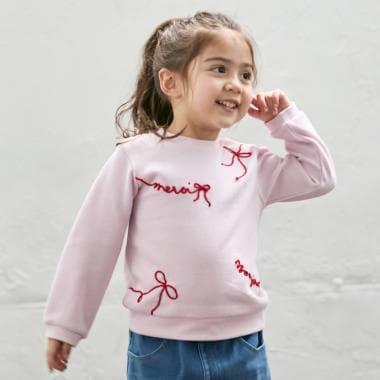 logo刺繡長袖T恤