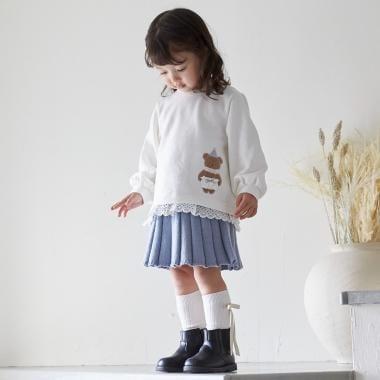 針織百褶裙