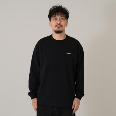 【Columbia】Dad單點標誌長袖T恤