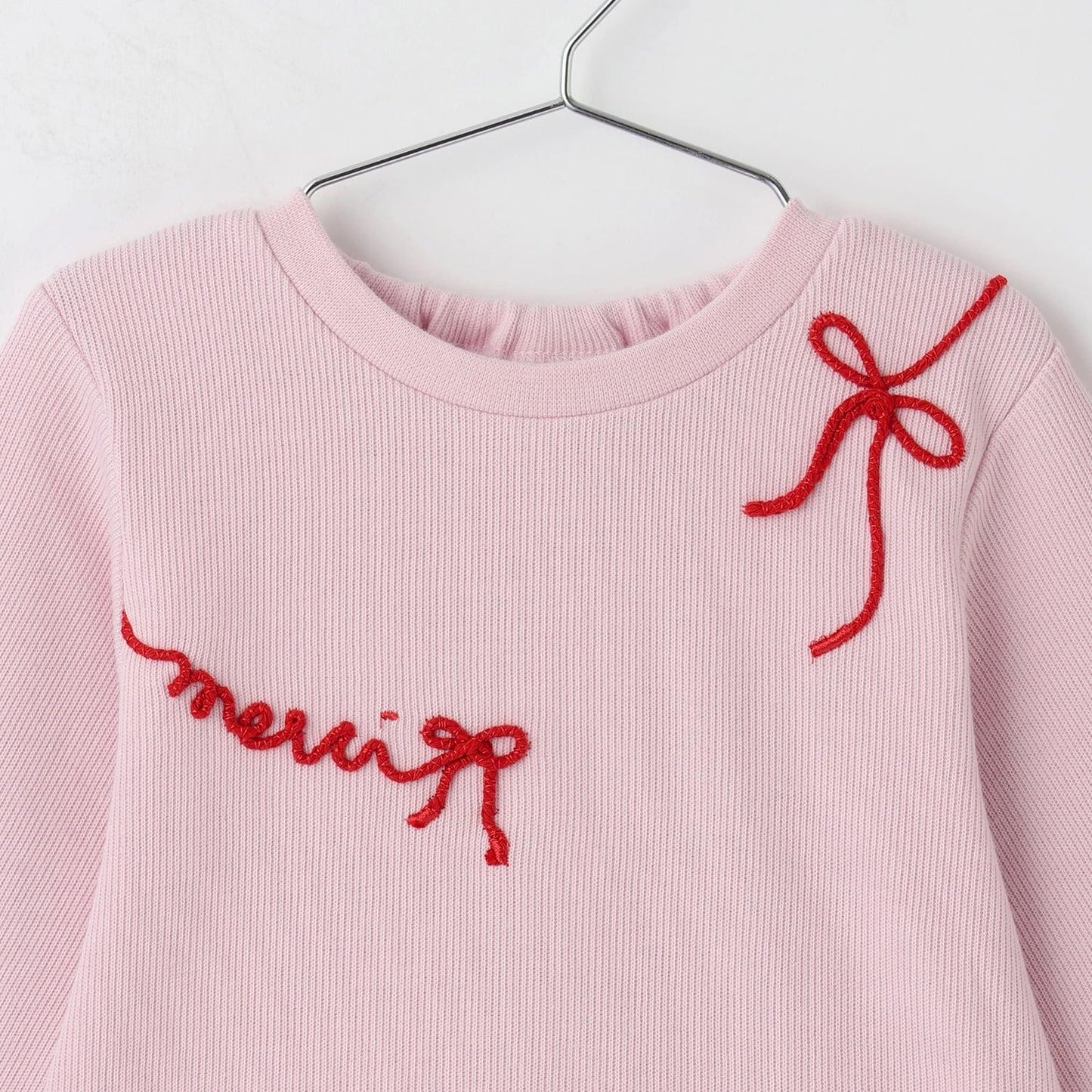 logo刺繡長袖T恤