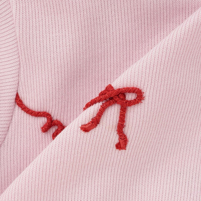logo刺繡長袖T恤
