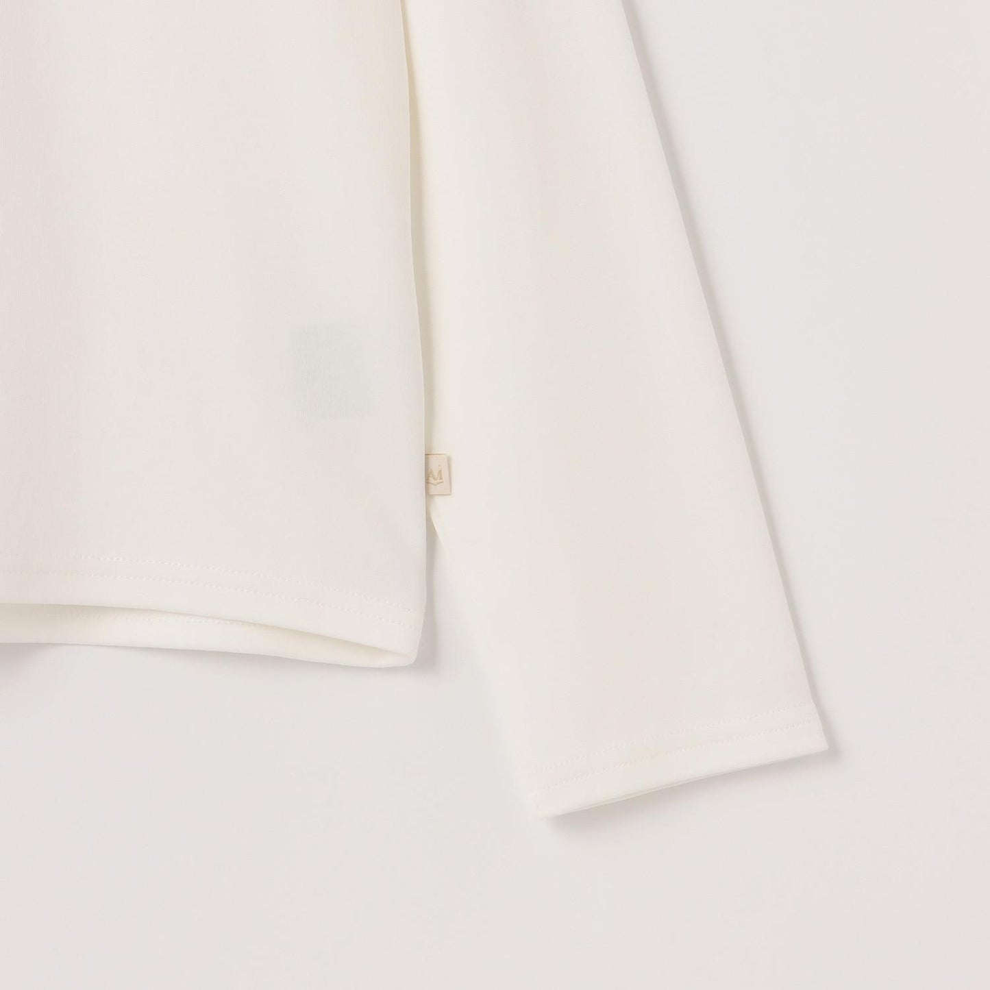 【AMI】長毛針織開衫×長袖T恤套裝