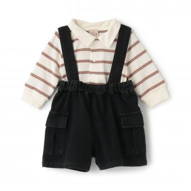 揹帶工裝褲套裝