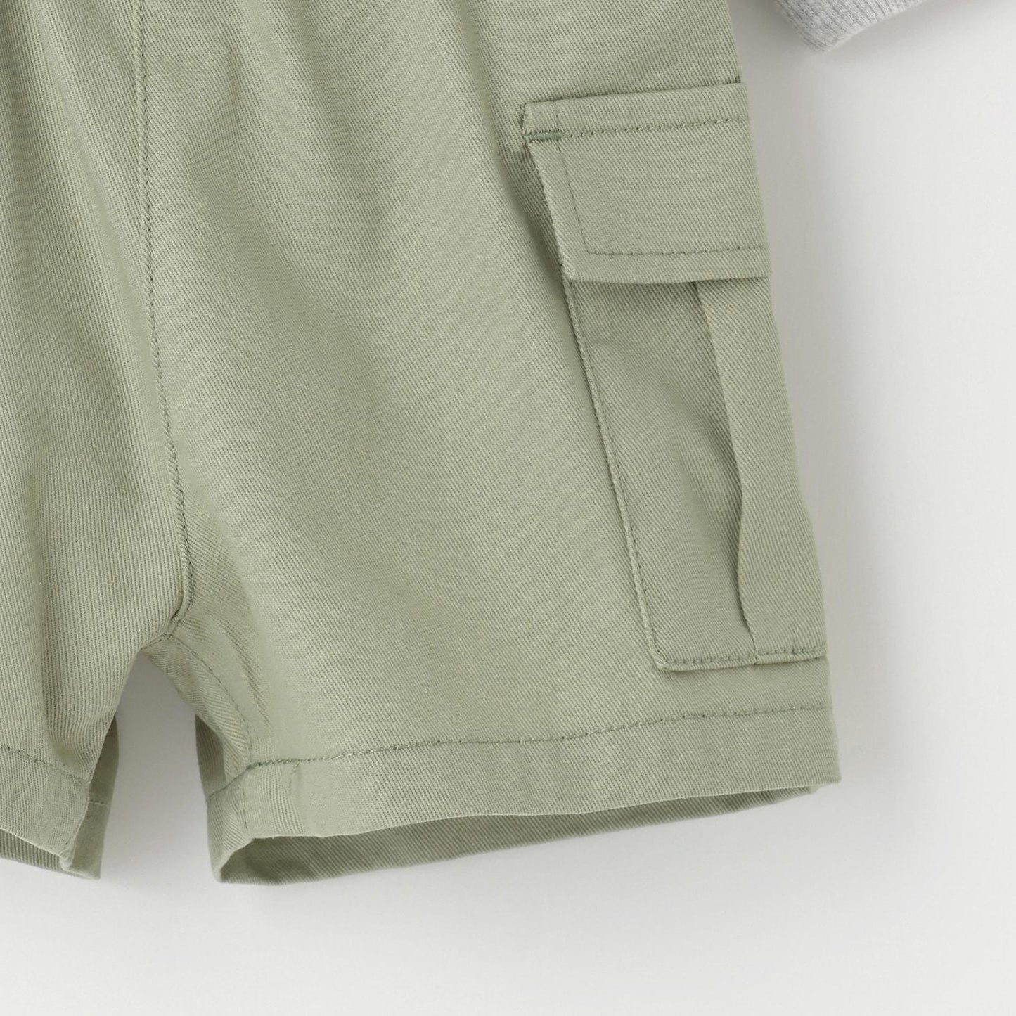 揹帶工裝褲套裝