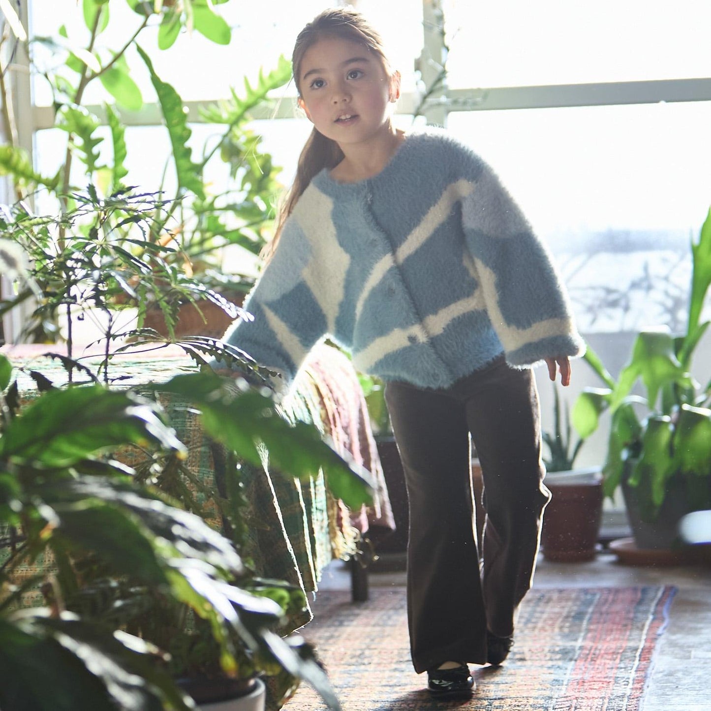 燈芯絨喇叭褲