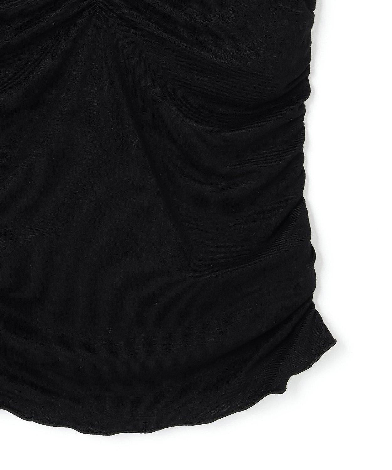 肩帶蝴蝶結褶皺吊帶背心【韓國時尚】