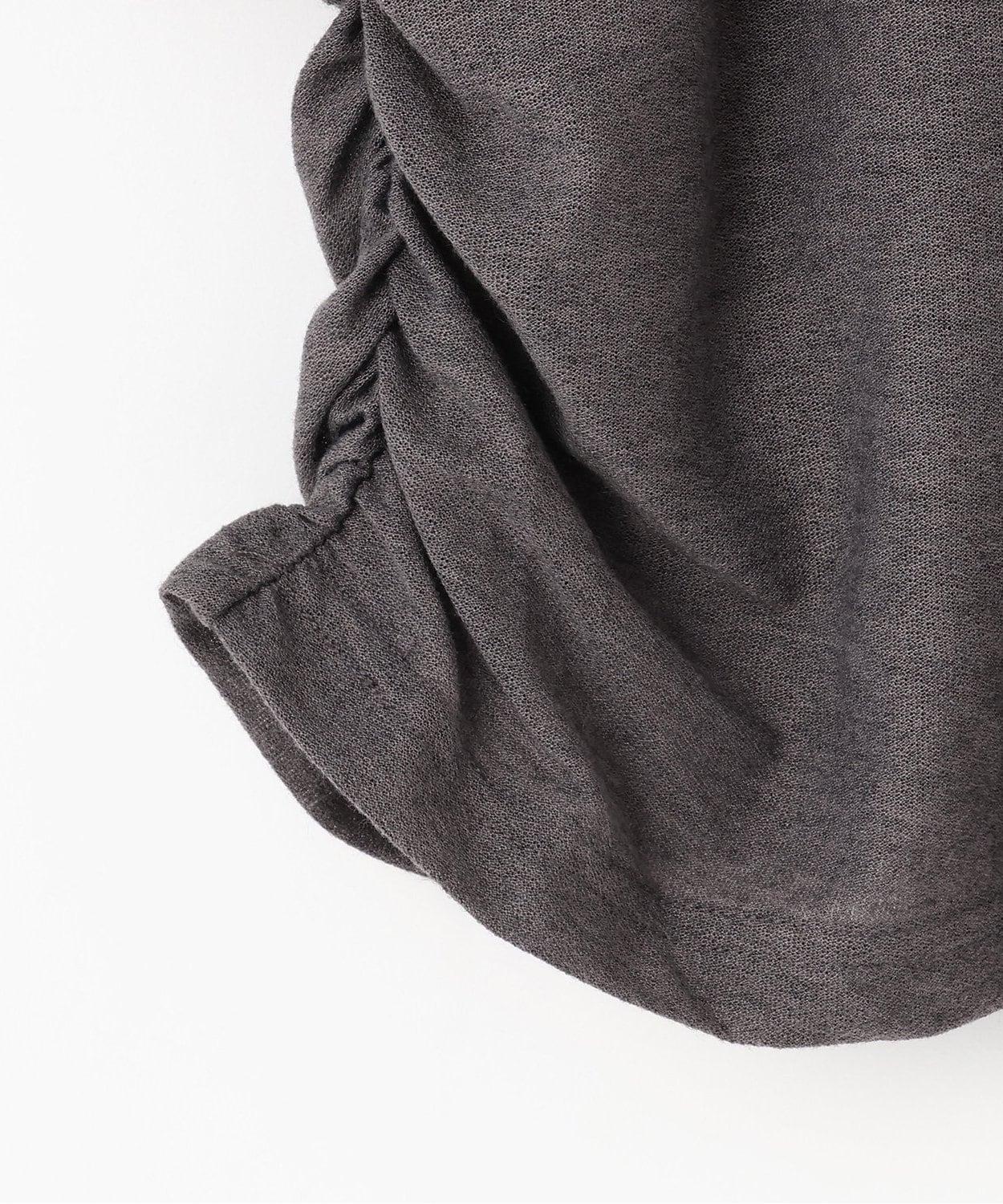 蝴蝶結褶皺一字肩上衣【韓國時尚】