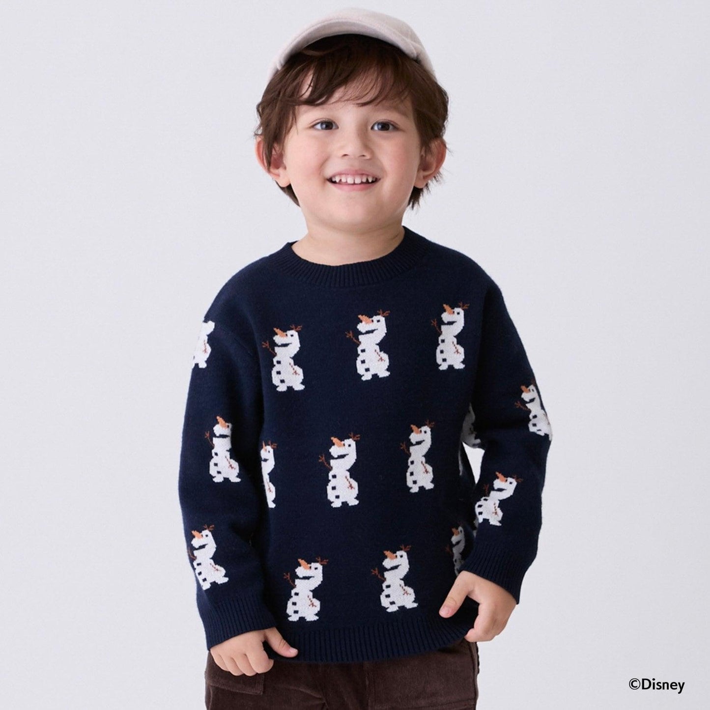 【《迪士尼》】雪寶/全印花針織衫