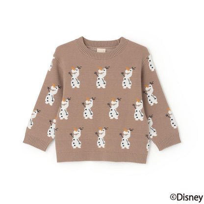 【《迪士尼》】雪寶/全印花針織衫