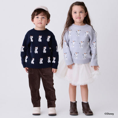 【《迪士尼》】雪寶/全印花針織衫