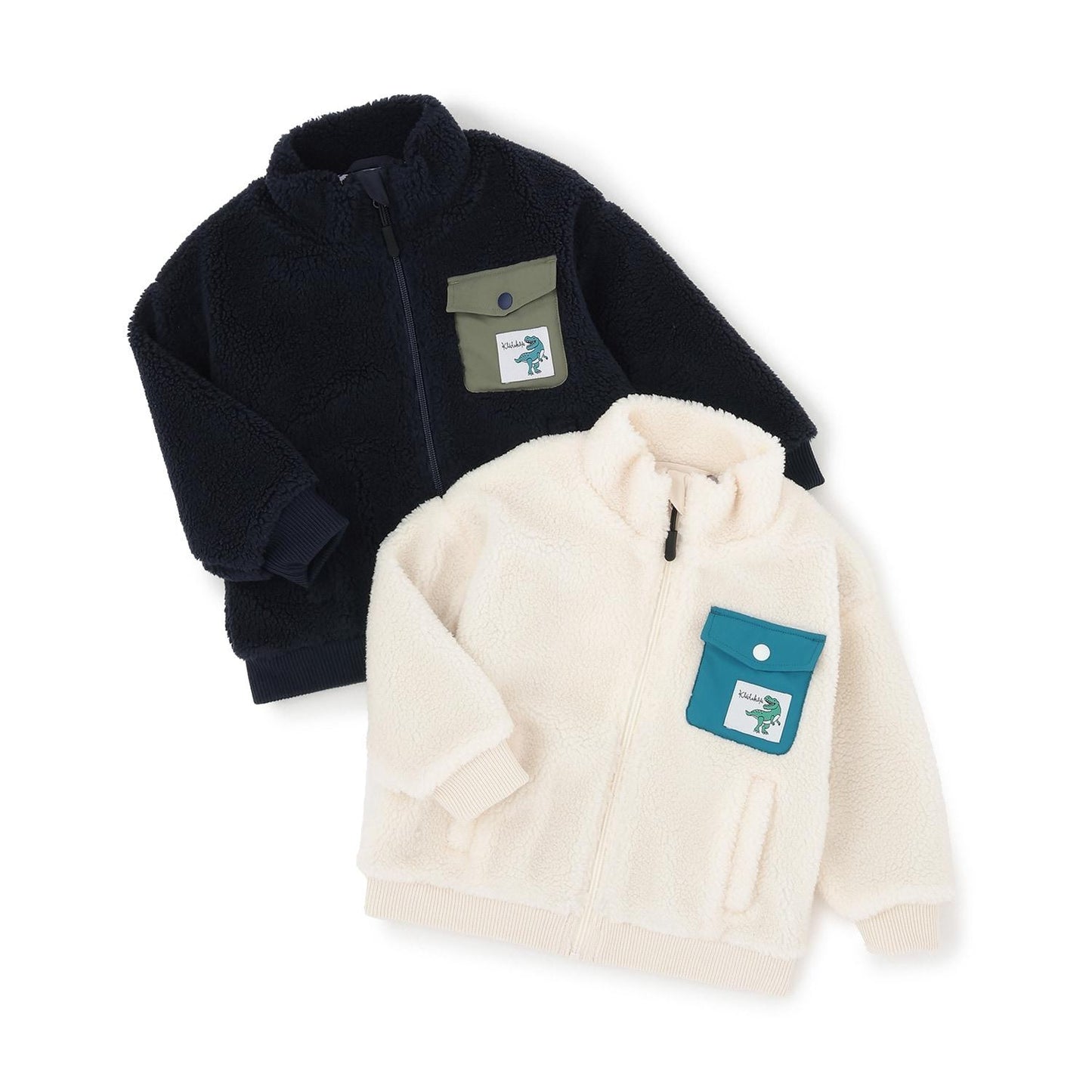 恐龍絨面飛行夾克