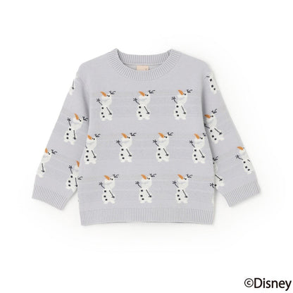 【《迪士尼》】雪寶/全印花針織衫