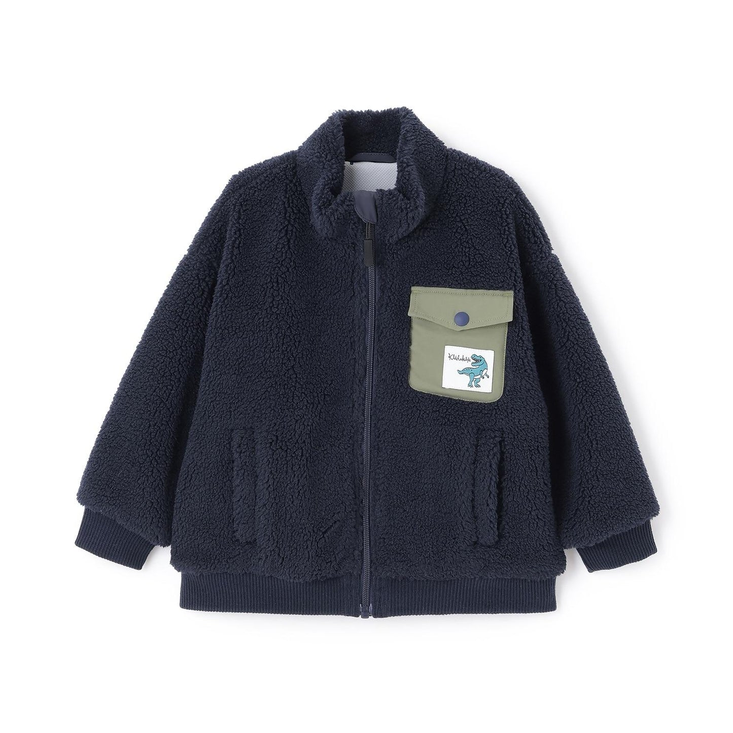 恐龍絨面飛行夾克