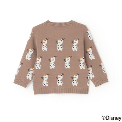 【《迪士尼》】雪寶/全印花針織衫