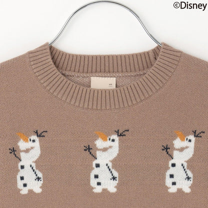 【《迪士尼》】雪寶/全印花針織衫