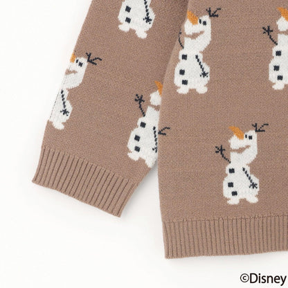 【《迪士尼》】雪寶/全印花針織衫