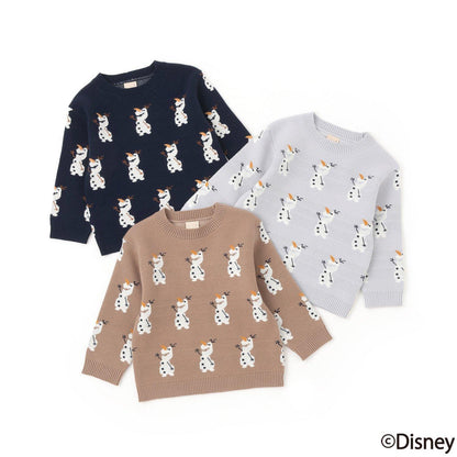 【《迪士尼》】雪寶/全印花針織衫