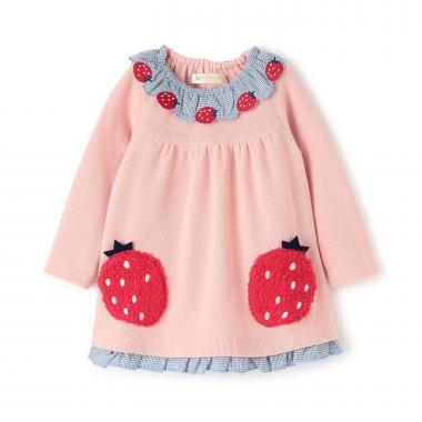 草莓口袋長款上衣