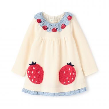 草莓口袋長款上衣