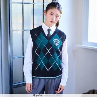 【130cm可選】【Harry Potter】菱格針織背心套裝