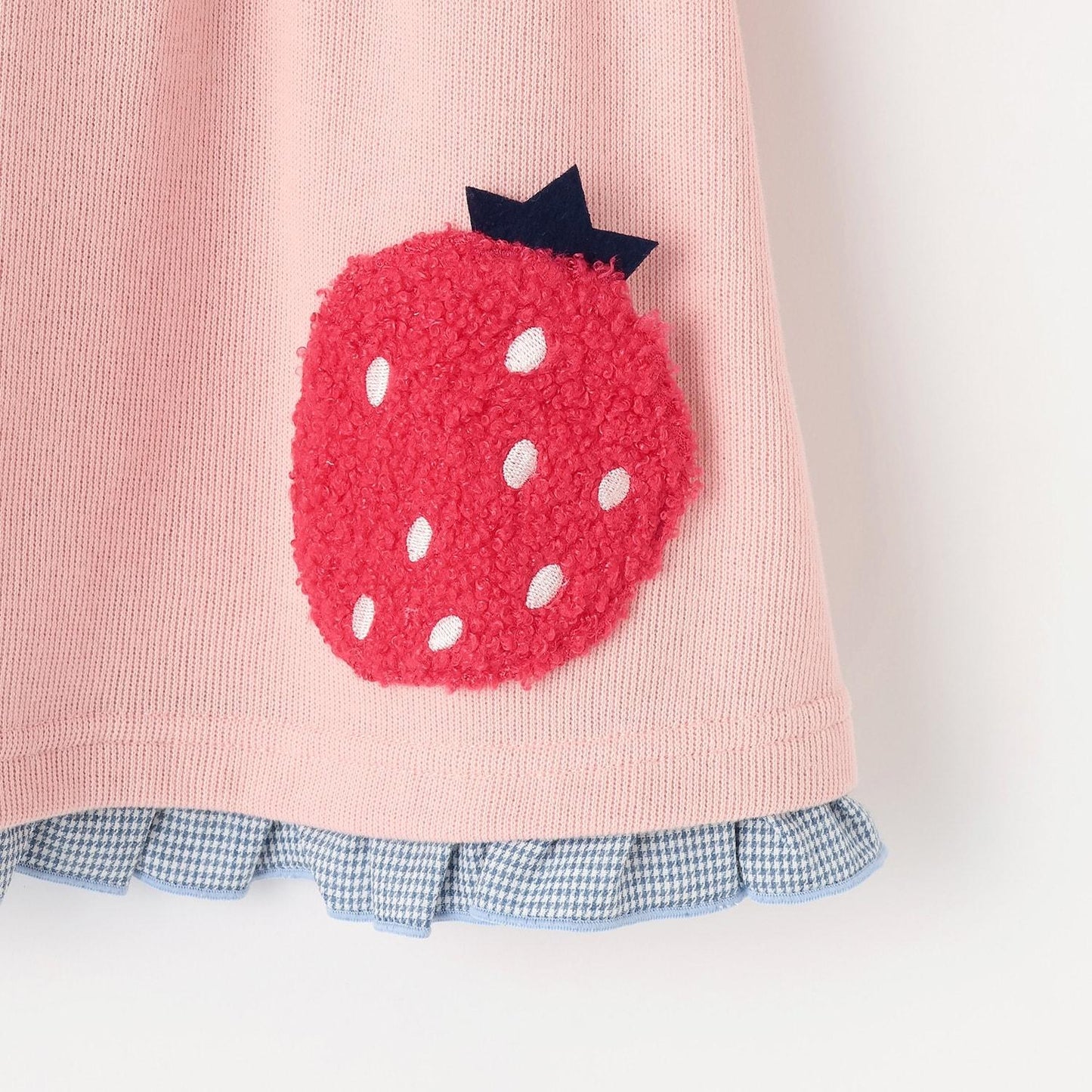 草莓口袋長款上衣