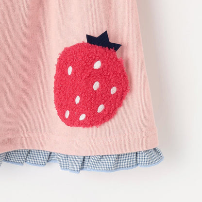 草莓口袋長款上衣