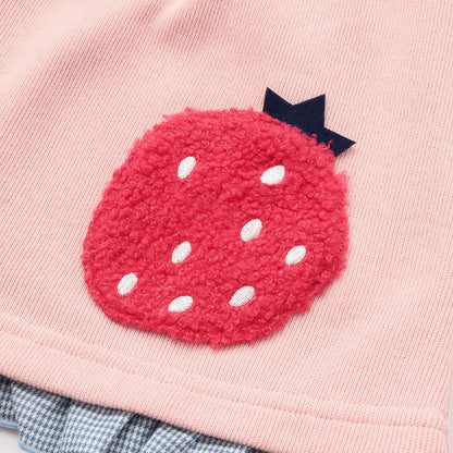 草莓口袋長款上衣