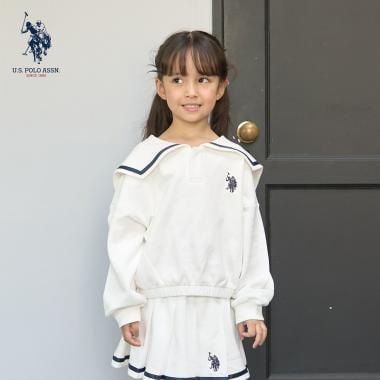 【U.S.POLO ASSN.】單點刺繡翻領衛衣