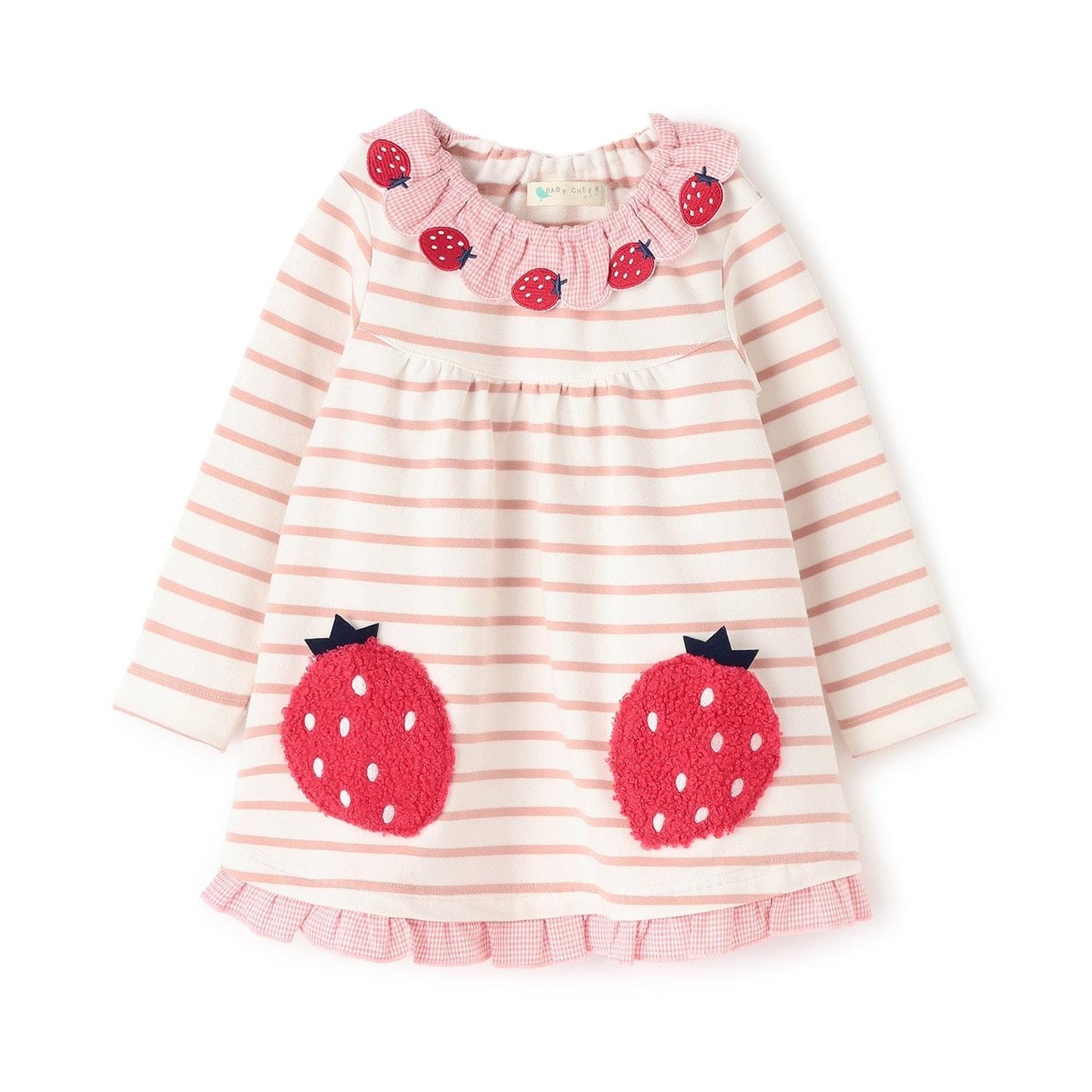 草莓口袋長款上衣