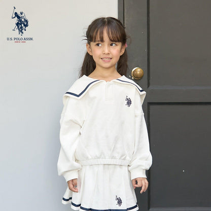 【U.S.POLO ASSN.】單點刺繡翻領衛衣
